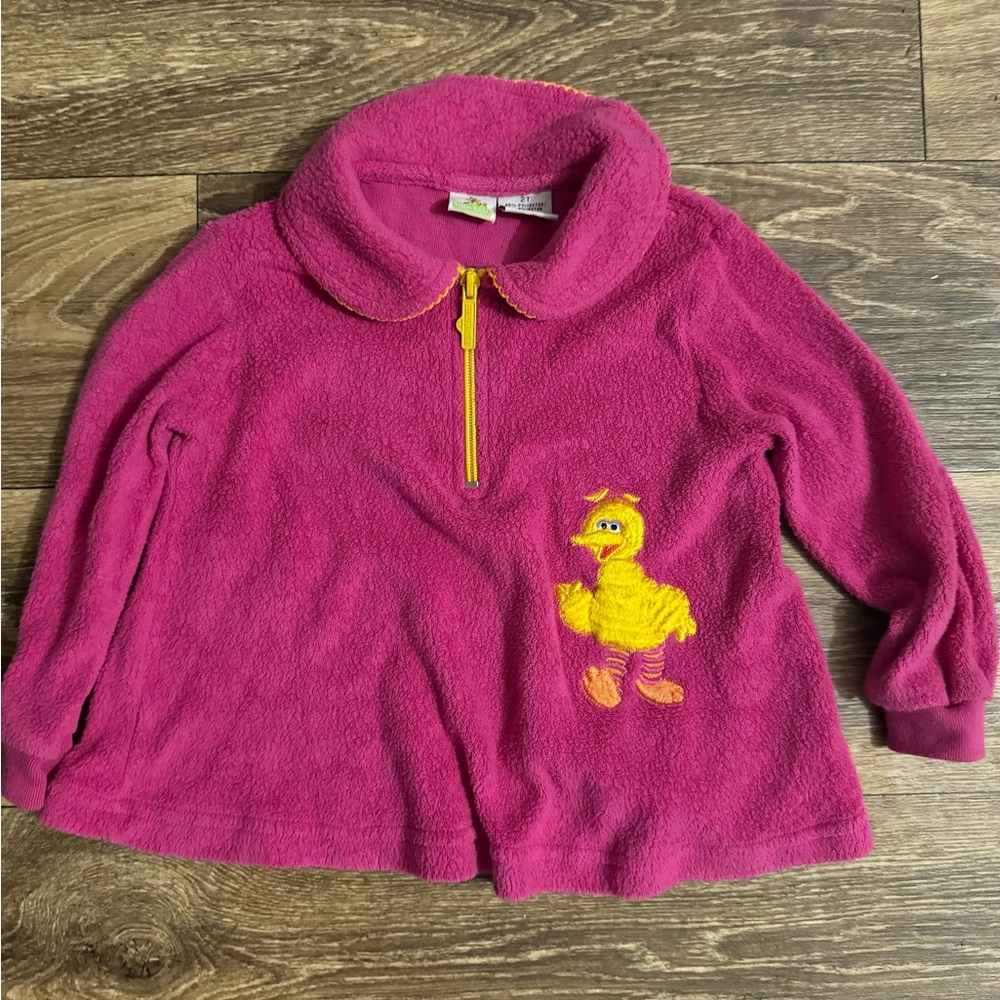 Vintage sesame fuzzy pullover